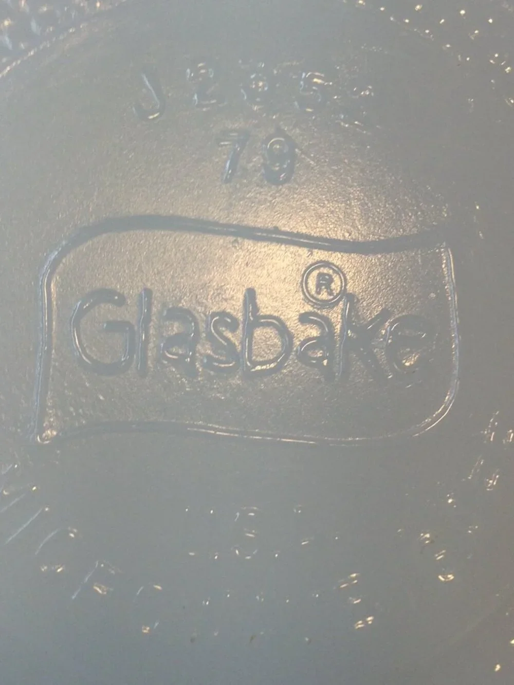 VTG '79 Glasbake USA Divided Dish Microwavable Collectible Kitchencore Bakeware